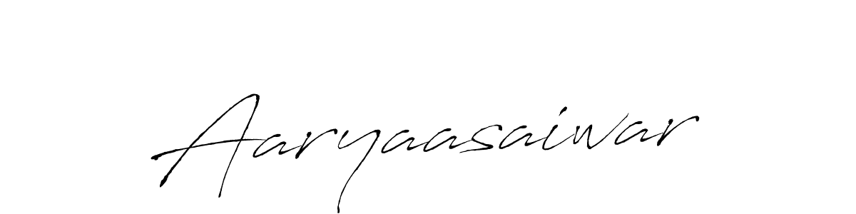 How to make Aaryaasaiwar name signature. Use Antro_Vectra style for creating short signs online. This is the latest handwritten sign. Aaryaasaiwar signature style 6 images and pictures png