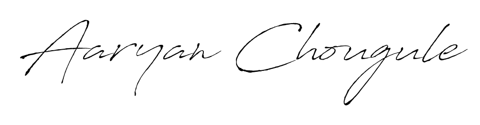 The Antro_Vectra font transforms the name Aaryan Chougule into an executive sign with sharp precision and distinguished character. Aaryan Chougule signature style 6 images and pictures png