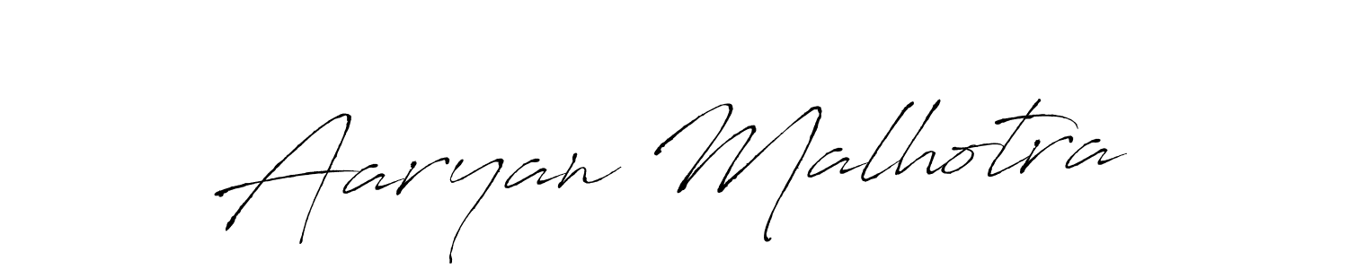 How to make Aaryan Malhotra signature? Antro_Vectra is a professional autograph style. Create handwritten signature for Aaryan Malhotra name. Aaryan Malhotra signature style 6 images and pictures png