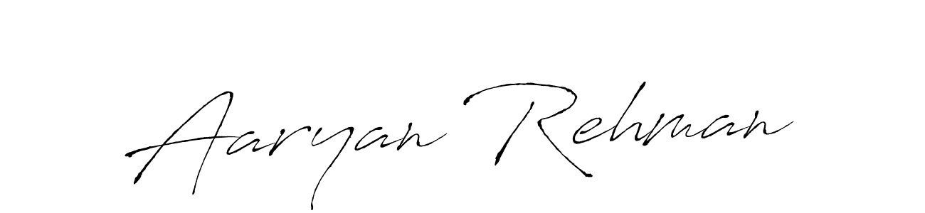 Also You can easily find your signature by using the search form. We will create Aaryan Rehman name handwritten signature images for you free of cost using Antro_Vectra sign style. Aaryan Rehman signature style 6 images and pictures png