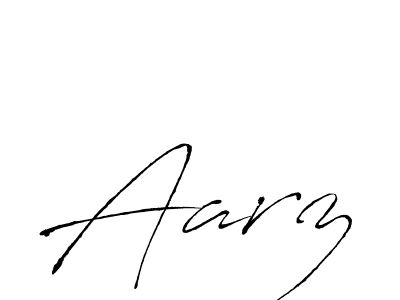How to make Aarz name signature. Use Antro_Vectra style for creating short signs online. This is the latest handwritten sign. Aarz signature style 6 images and pictures png