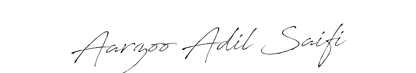 This is the best signature style for the Aarzoo Adil Saifi name. Also you like these signature font (Antro_Vectra). Mix name signature. Aarzoo Adil Saifi signature style 6 images and pictures png