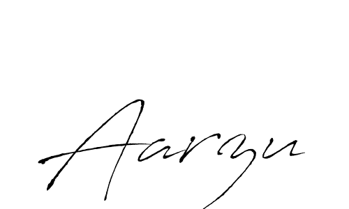 Design your own signature with our free online signature maker. With this signature software, you can create a handwritten (Antro_Vectra) signature for name Aarzu. Aarzu signature style 6 images and pictures png