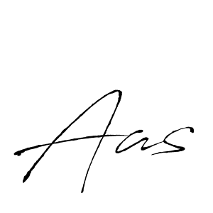 Design your own signature with our free online signature maker. With this signature software, you can create a handwritten (Antro_Vectra) signature for name Aas. Aas signature style 6 images and pictures png