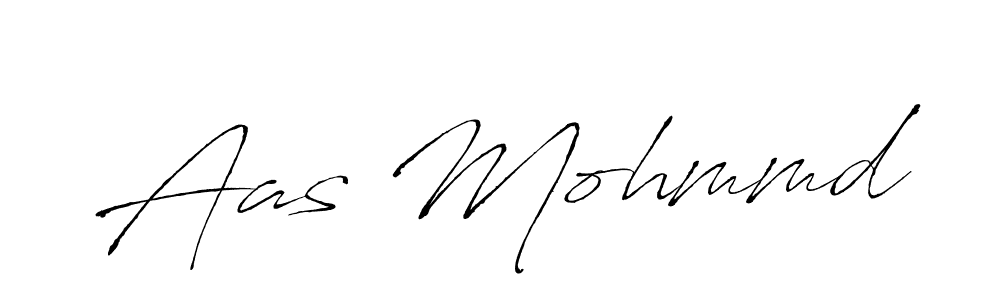 Design your own signature with our free online signature maker. With this signature software, you can create a handwritten (Antro_Vectra) signature for name Aas Mohmmd. Aas Mohmmd signature style 6 images and pictures png