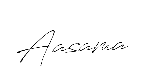 Use a signature maker to create a handwritten signature online. With this signature software, you can design (Antro_Vectra) your own signature for name Aasama. Aasama signature style 6 images and pictures png