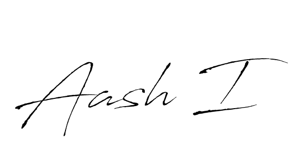 Also we have Aash I name is the best signature style. Create professional handwritten signature collection using Antro_Vectra autograph style. Aash I signature style 6 images and pictures png