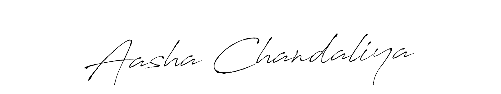 Antro_Vectra is a professional signature style that is perfect for those who want to add a touch of class to their signature. It is also a great choice for those who want to make their signature more unique. Get Aasha Chandaliya name to fancy signature for free. Aasha Chandaliya signature style 6 images and pictures png