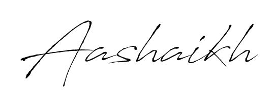 A stylish, flowing autograph style designed for name Aashaikh using Antro_Vectra typography. Perfect for digital creative projects. Aashaikh signature style 6 images and pictures png