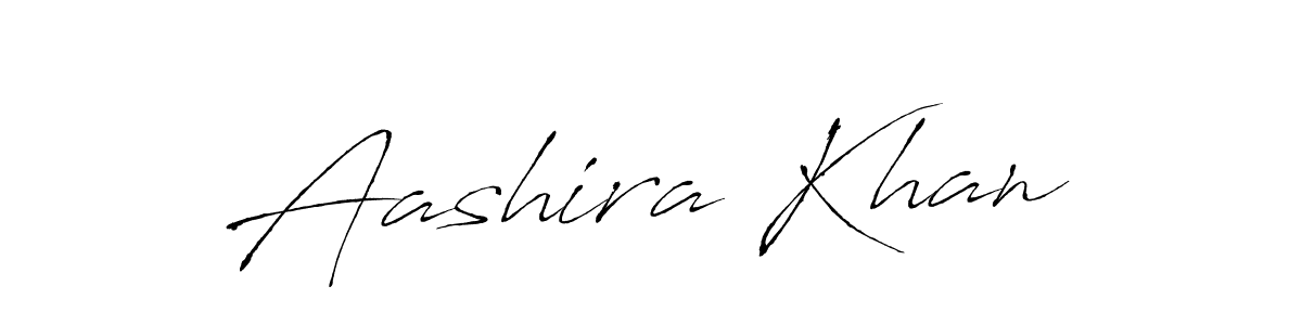 Create a beautiful signature design for name Aashira Khan. With this signature (Antro_Vectra) fonts, you can make a handwritten signature for free. Aashira Khan signature style 6 images and pictures png