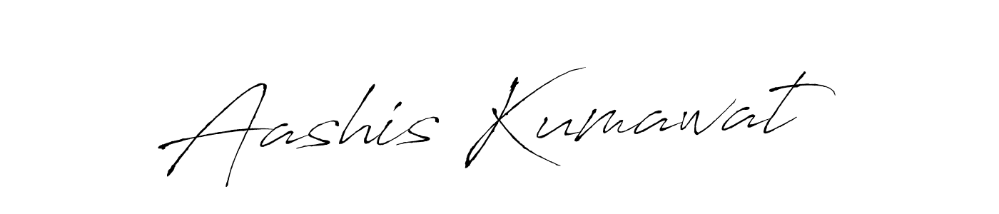 Create a beautiful signature design for name Aashis Kumawat. With this signature (Antro_Vectra) fonts, you can make a handwritten signature for free. Aashis Kumawat signature style 6 images and pictures png