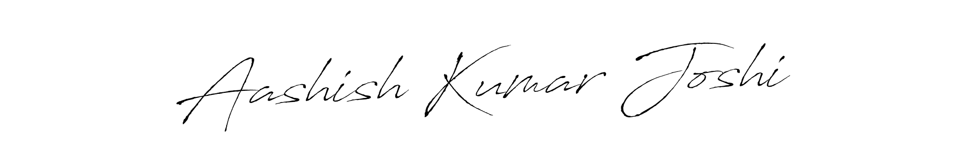 Create a beautiful signature design for name Aashish Kumar Joshi. With this signature (Antro_Vectra) fonts, you can make a handwritten signature for free. Aashish Kumar Joshi signature style 6 images and pictures png