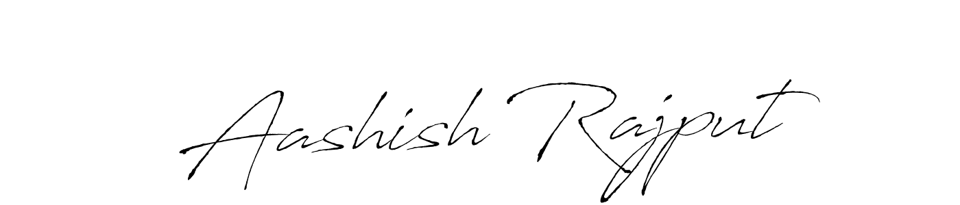 Design your own signature with our free online signature maker. With this signature software, you can create a handwritten (Antro_Vectra) signature for name Aashish Rajput. Aashish Rajput signature style 6 images and pictures png