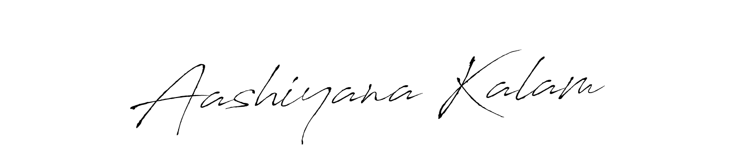 How to make Aashiyana Kalam signature? Antro_Vectra is a professional autograph style. Create handwritten signature for Aashiyana Kalam name. Aashiyana Kalam signature style 6 images and pictures png