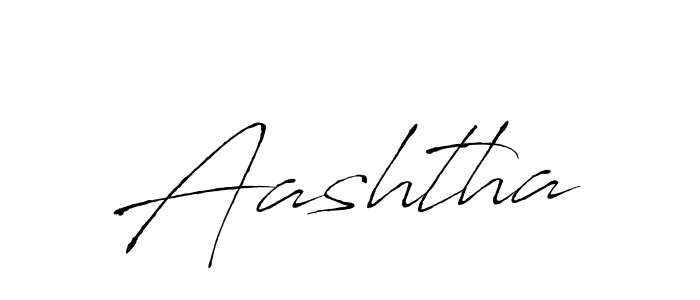 Use a signature maker to create a handwritten signature online. With this signature software, you can design (Antro_Vectra) your own signature for name Aashtha. Aashtha signature style 6 images and pictures png