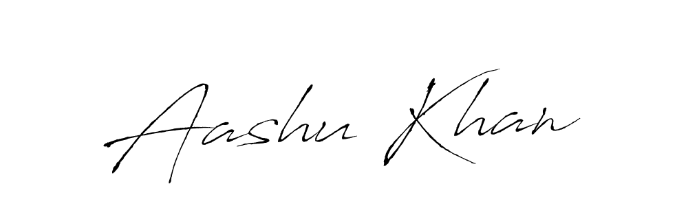 Also we have Aashu Khan name is the best signature style. Create professional handwritten signature collection using Antro_Vectra autograph style. Aashu Khan signature style 6 images and pictures png