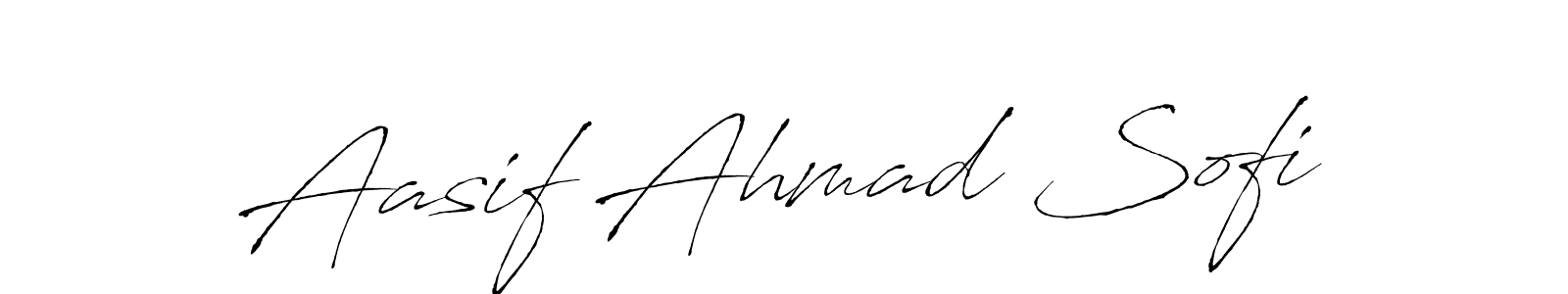 Make a beautiful signature design for name Aasif Ahmad Sofi. With this signature (Antro_Vectra) style, you can create a handwritten signature for free. Aasif Ahmad Sofi signature style 6 images and pictures png