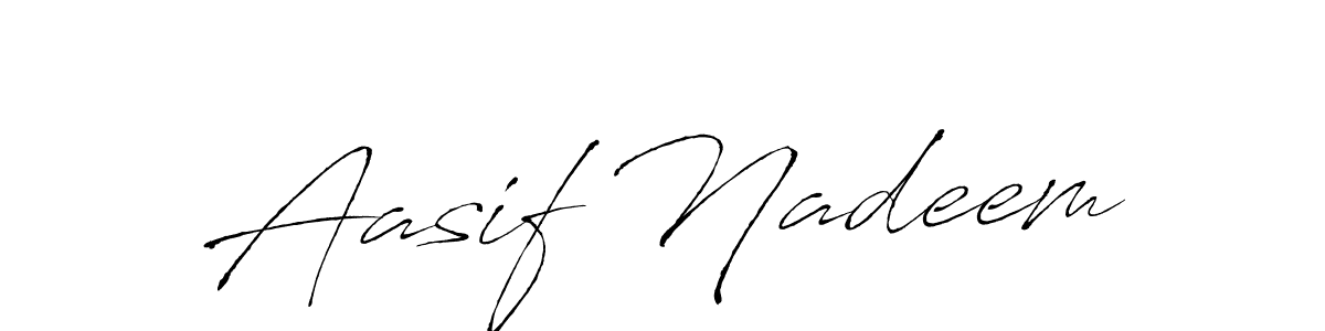 Also we have Aasif Nadeem name is the best signature style. Create professional handwritten signature collection using Antro_Vectra autograph style. Aasif Nadeem signature style 6 images and pictures png