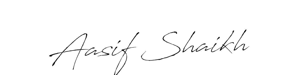 This is the best signature style for the Aasif Shaikh name. Also you like these signature font (Antro_Vectra). Mix name signature. Aasif Shaikh signature style 6 images and pictures png