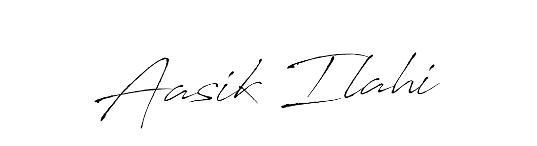 This is the best signature style for the Aasik Ilahi name. Also you like these signature font (Antro_Vectra). Mix name signature. Aasik Ilahi signature style 6 images and pictures png