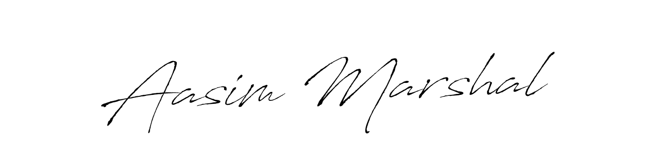 Aasim Marshal stylish signature style. Best Handwritten Sign (Antro_Vectra) for my name. Handwritten Signature Collection Ideas for my name Aasim Marshal. Aasim Marshal signature style 6 images and pictures png