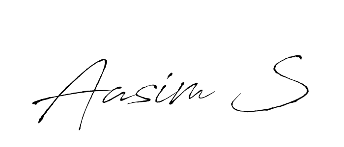 Antro_Vectra is a professional signature style that is perfect for those who want to add a touch of class to their signature. It is also a great choice for those who want to make their signature more unique. Get Aasim S name to fancy signature for free. Aasim S signature style 6 images and pictures png