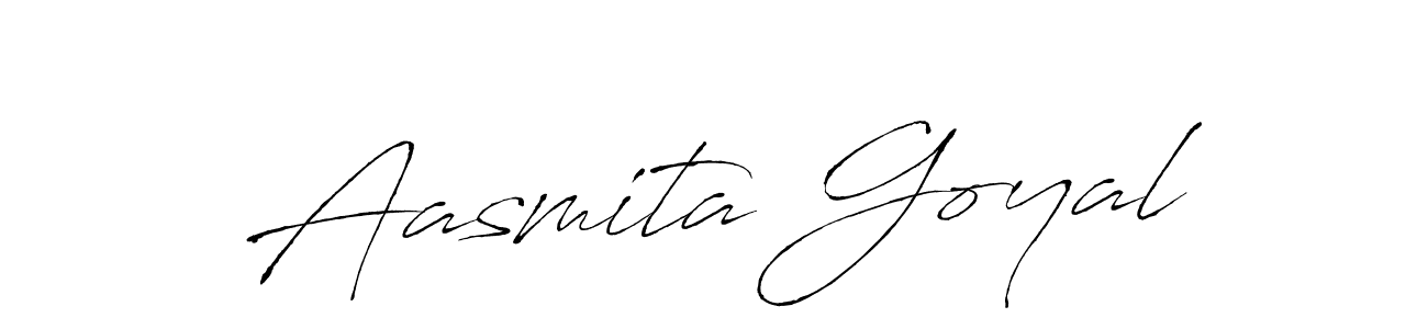 Make a short Aasmita Goyal signature style. Manage your documents anywhere anytime using Antro_Vectra. Create and add eSignatures, submit forms, share and send files easily. Aasmita Goyal signature style 6 images and pictures png