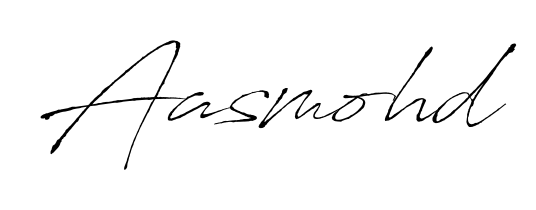 Also we have Aasmohd name is the best signature style. Create professional handwritten signature collection using Antro_Vectra autograph style. Aasmohd signature style 6 images and pictures png