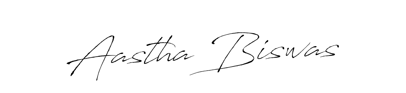 Create a beautiful signature design for name Aastha Biswas. With this signature (Antro_Vectra) fonts, you can make a handwritten signature for free. Aastha Biswas signature style 6 images and pictures png