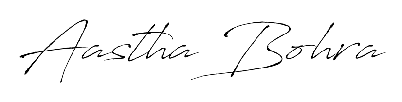 Enhance your business communications with Aastha Bohra signature in Antro_Vectra lettering. Clean, modern, and universally compatible. Aastha Bohra signature style 6 images and pictures png