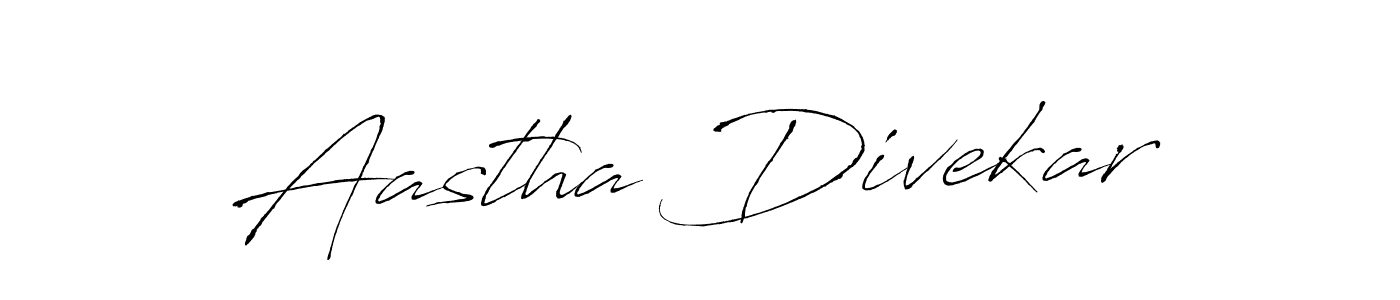 Design your own signature with our free online signature maker. With this signature software, you can create a handwritten (Antro_Vectra) signature for name Aastha Divekar. Aastha Divekar signature style 6 images and pictures png