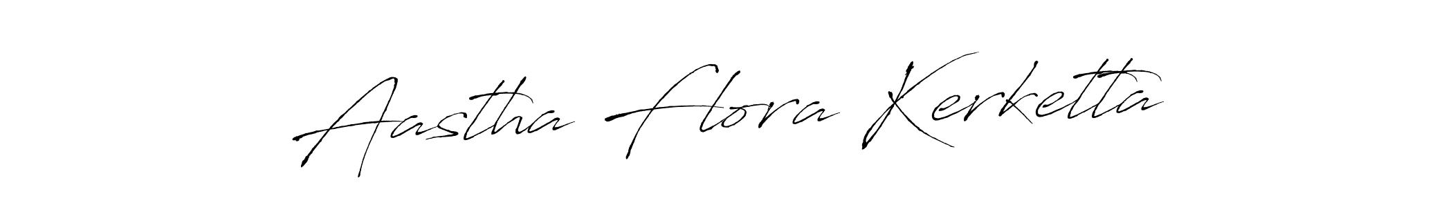 Make a beautiful signature design for name Aastha Flora Kerketta. With this signature (Antro_Vectra) style, you can create a handwritten signature for free. Aastha Flora Kerketta signature style 6 images and pictures png
