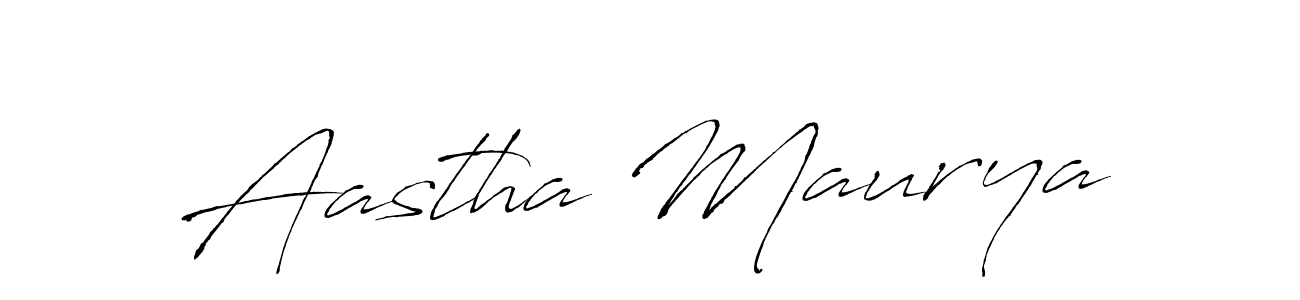 Also we have Aastha Maurya name is the best signature style. Create professional handwritten signature collection using Antro_Vectra autograph style. Aastha Maurya signature style 6 images and pictures png