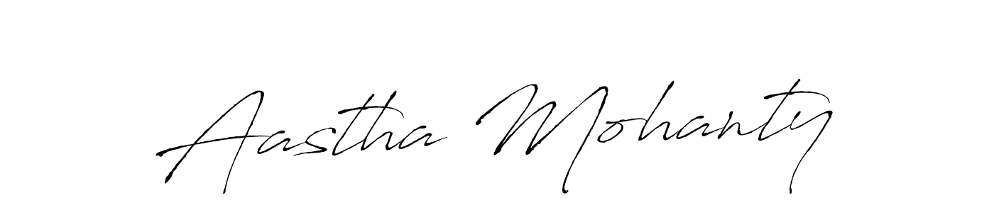 Design your own signature with our free online signature maker. With this signature software, you can create a handwritten (Antro_Vectra) signature for name Aastha Mohanty. Aastha Mohanty signature style 6 images and pictures png