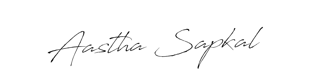 This is the best signature style for the Aastha Sapkal name. Also you like these signature font (Antro_Vectra). Mix name signature. Aastha Sapkal signature style 6 images and pictures png