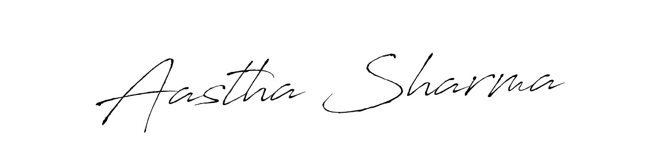 Make a short Aastha Sharma signature style. Manage your documents anywhere anytime using Antro_Vectra. Create and add eSignatures, submit forms, share and send files easily. Aastha Sharma signature style 6 images and pictures png