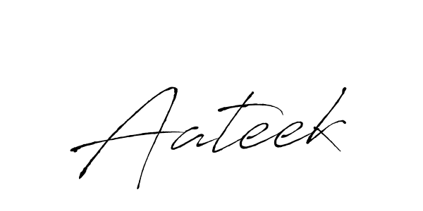 if you are searching for the best signature style for your name Aateek. so please give up your signature search. here we have designed multiple signature styles  using Antro_Vectra. Aateek signature style 6 images and pictures png