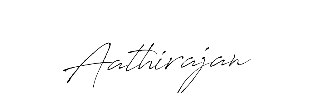 How to make Aathirajan signature? Antro_Vectra is a professional autograph style. Create handwritten signature for Aathirajan name. Aathirajan signature style 6 images and pictures png