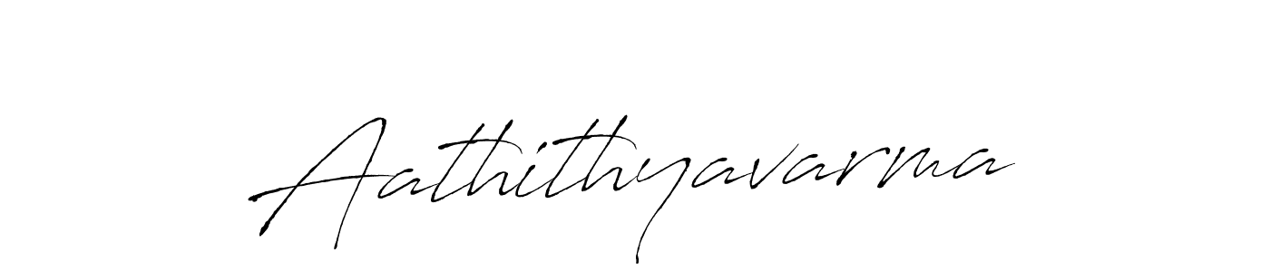 Design your own signature with our free online signature maker. With this signature software, you can create a handwritten (Antro_Vectra) signature for name Aathithyavarma. Aathithyavarma signature style 6 images and pictures png