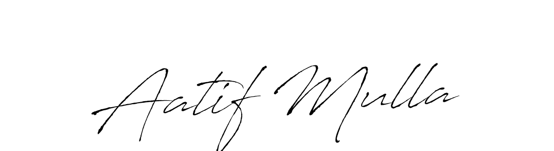 It looks lik you need a new signature style for name Aatif Mulla. Design unique handwritten (Antro_Vectra) signature with our free signature maker in just a few clicks. Aatif Mulla signature style 6 images and pictures png