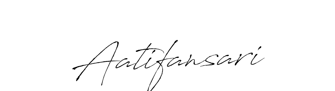 if you are searching for the best signature style for your name Aatifansari. so please give up your signature search. here we have designed multiple signature styles  using Antro_Vectra. Aatifansari signature style 6 images and pictures png