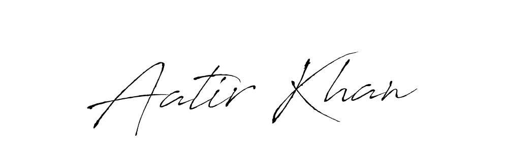 Use a signature maker to create a handwritten signature online. With this signature software, you can design (Antro_Vectra) your own signature for name Aatir Khan. Aatir Khan signature style 6 images and pictures png