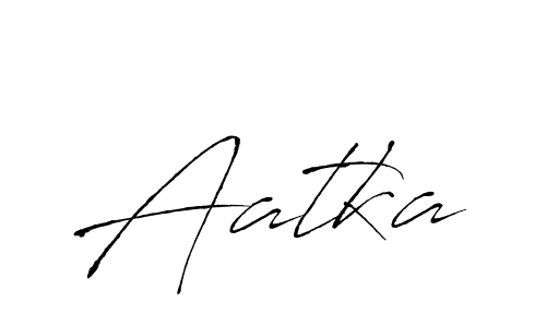 You can use this online signature creator to create a handwritten signature for the name Aatka. This is the best online autograph maker. Aatka signature style 6 images and pictures png