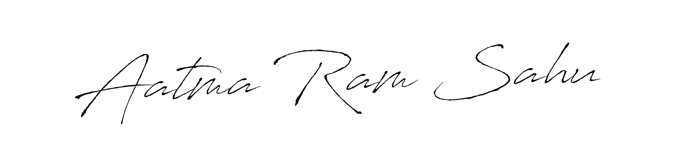 How to make Aatma Ram Sahu name signature. Use Antro_Vectra style for creating short signs online. This is the latest handwritten sign. Aatma Ram Sahu signature style 6 images and pictures png