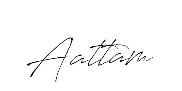 Aattam stylish signature style. Best Handwritten Sign (Antro_Vectra) for my name. Handwritten Signature Collection Ideas for my name Aattam. Aattam signature style 6 images and pictures png