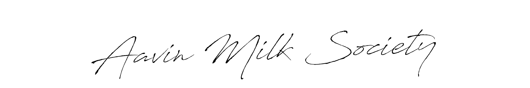 Design your own signature with our free online signature maker. With this signature software, you can create a handwritten (Antro_Vectra) signature for name Aavin Milk Society. Aavin Milk Society signature style 6 images and pictures png