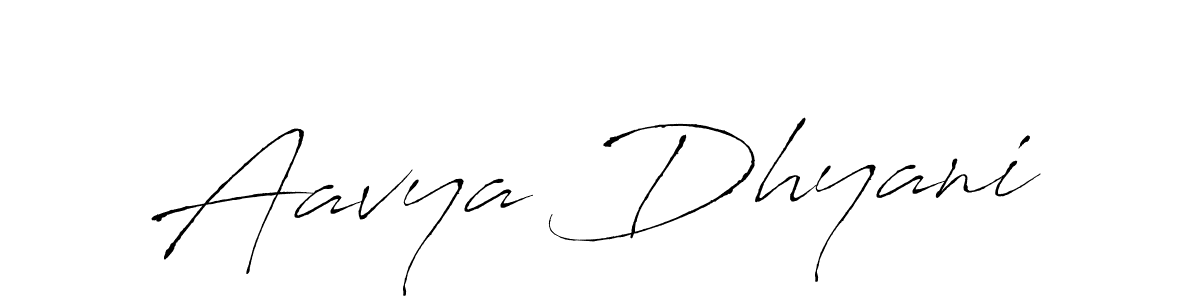 Use a signature maker to create a handwritten signature online. With this signature software, you can design (Antro_Vectra) your own signature for name Aavya Dhyani. Aavya Dhyani signature style 6 images and pictures png