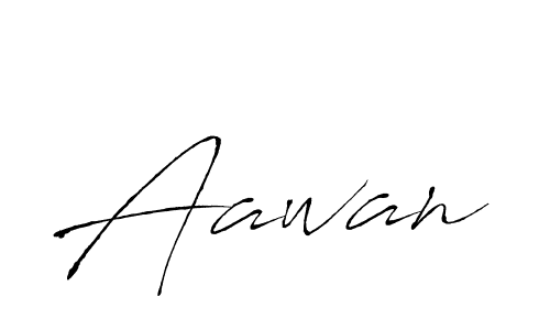 Design your own signature with our free online signature maker. With this signature software, you can create a handwritten (Antro_Vectra) signature for name Aawan. Aawan signature style 6 images and pictures png