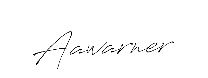 Make a beautiful signature design for name Aawarner. With this signature (Antro_Vectra) style, you can create a handwritten signature for free. Aawarner signature style 6 images and pictures png