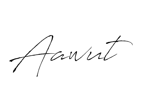 if you are searching for the best signature style for your name Aawut. so please give up your signature search. here we have designed multiple signature styles  using Antro_Vectra. Aawut signature style 6 images and pictures png